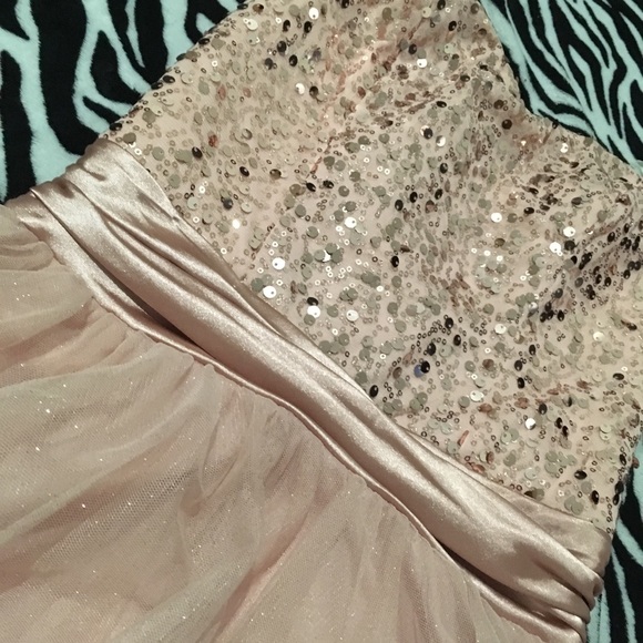 Pink Sequin Formal/Banquet Dress - Picture 3 of 3